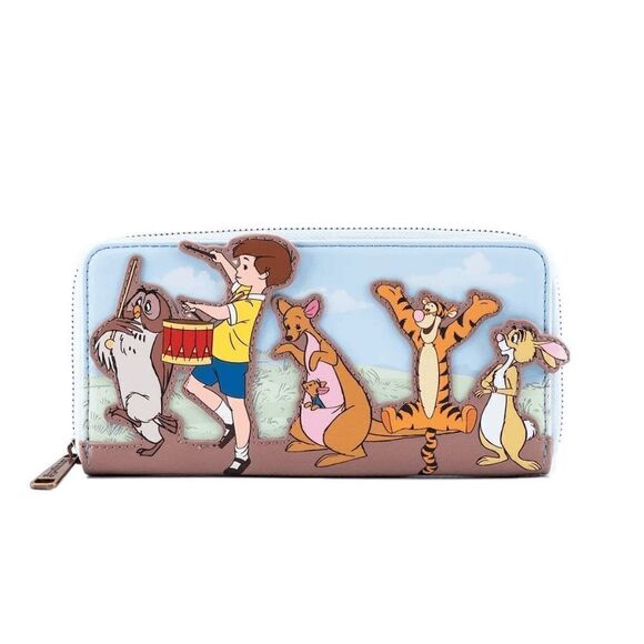 Loungefly Disney Winnie the Pooh 95th Anniversary Parade Zip Around Wallet - Picture 1 of 3